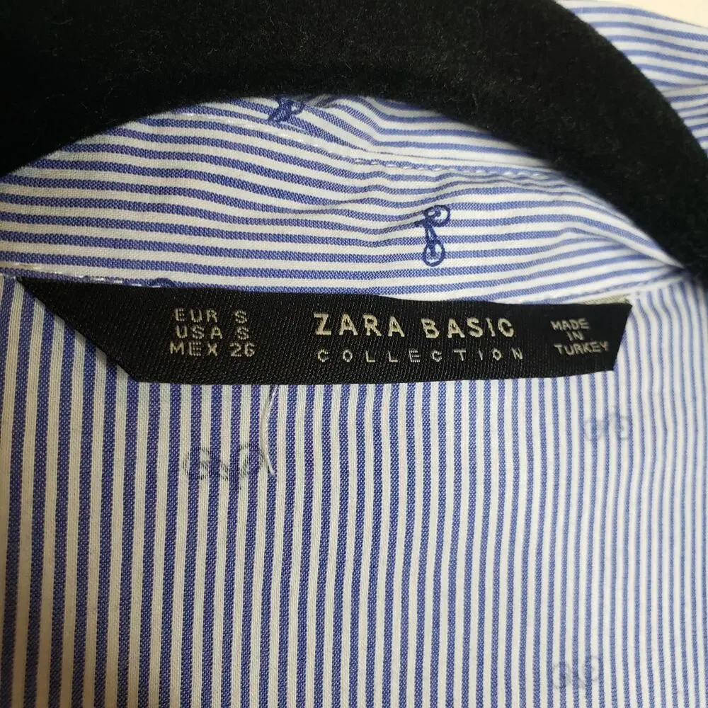 Zara Basic| Bicycle Pattern Button Down - Picture 6 of 14